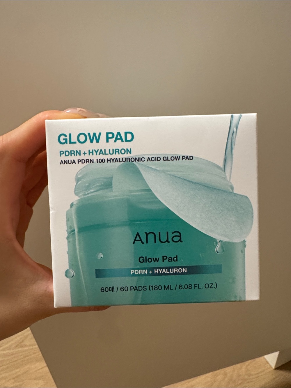 Anua Glow Pad PDRN + Hyaluron - Mint Green Glow Pads